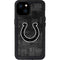 NFL Indianapolis Colts Black & White iPhone 15 Plus Waterproof Case